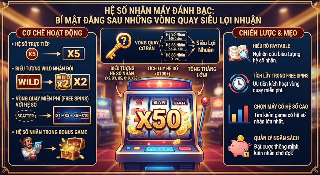 hệ số nhân máy đánh bạc