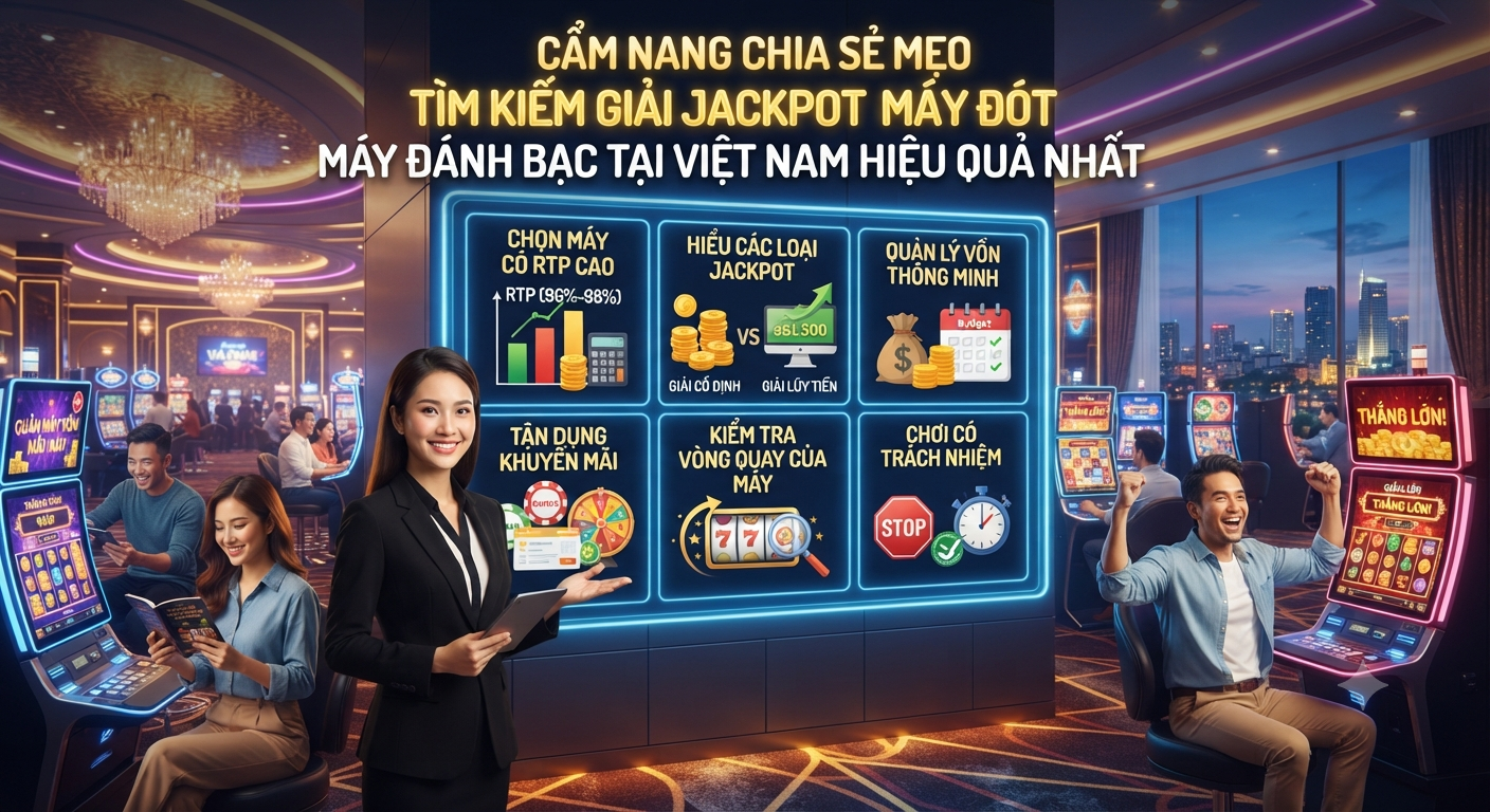 mẹo tìm kiếm giải jackpot máy đánh bạc tại việt nam